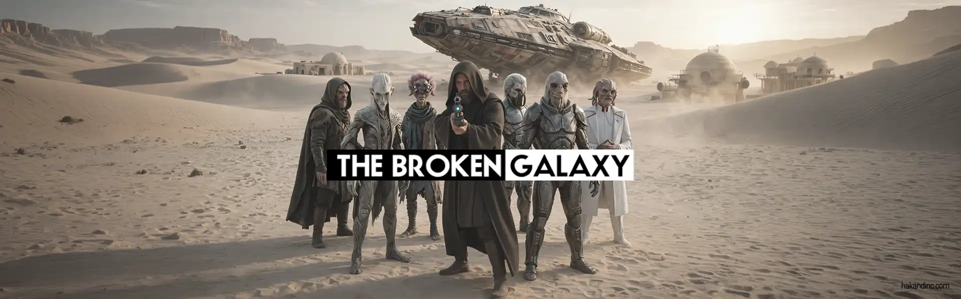 T.B.G. — The Broken Galaxy, original science fiction universe by Hakan Dinç